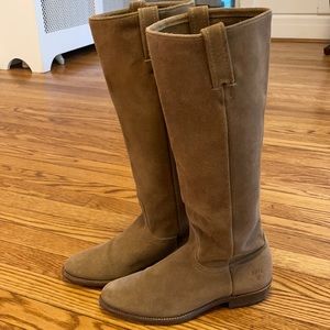 Frye Bari Suede Knee High Boots